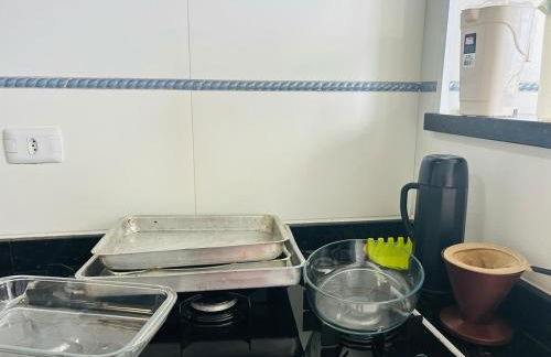 APTO BEIRA MAR - ACONCHEGANTE _ VARANDA GOURMET - WIFI - NETFLIX - TV A CABO - PRAIA GRANDE - Photo 19