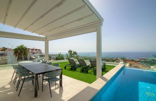 200m NEW Villa E with priv/heated pool, ocean view. - Foto 7