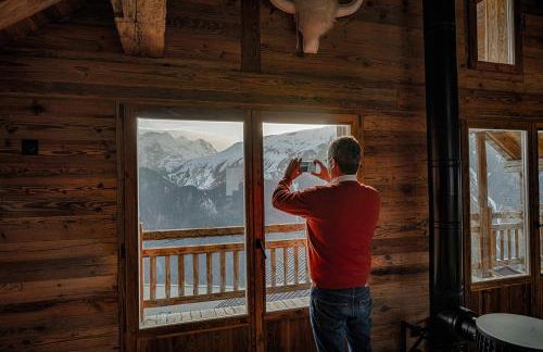 Chalet Le Perchoir, Spa, Sauna, sur les pistes - Foto 49