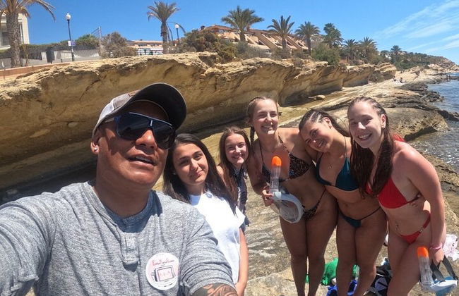 Excursão pela costa de bicicleta elétrica em Alicante com lago de peixes Román e mergulho com snorkel - Foto 18