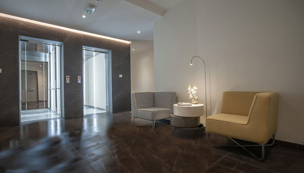 Zona de estar del vestíbulo