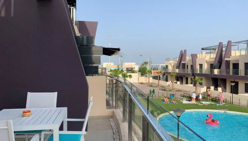 Higuericas Costa 412 - Rooftop terrace and pool view 300 m from beach - Foto 3