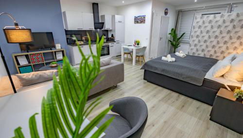 HANNIBAL - Design Studio-Apartment Tulpe 9, Parkplatz, Küche, HighSpeed-WLAN - Photo 2