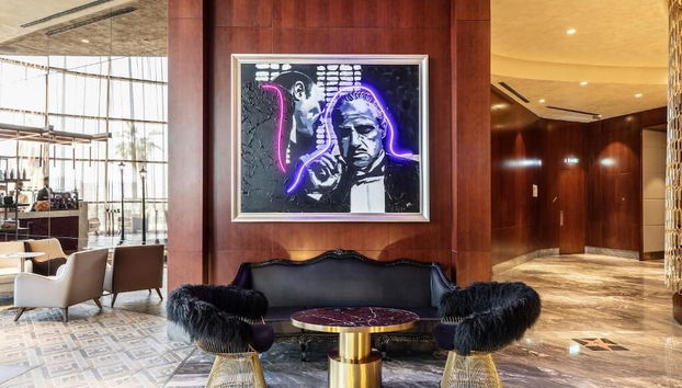 Zona de estar del vestíbulo