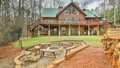 Lake Hartwell Lodge w/ Dock, Theater + Hot Tub! - Photo 1