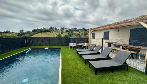 Casa Lamaghjone - Villa T4 avec piscine chauffée à 3,5km de la mer - Foto 3, sunbed