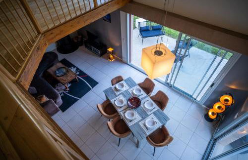 Villa 4 étoiles - 3 chambres - 6 personnes - Nature, campagne, confort moderne, charme, jardin et vue exceptionnelle - Proche Martel - Foto 16