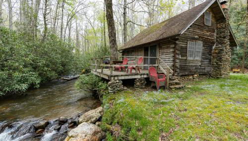 Creekside Hideaway Rustic Cabin - Secluded, Creekside Family Cabin - Foto 4