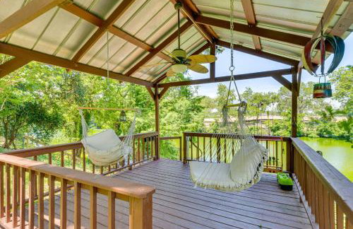 Home Gym, Office + Dock! Seguin Riverfront Retreat - Foto 39