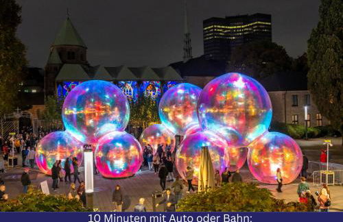 Modern und ruhig, mit Garage & PS4, nahe Messe, RÜ und Uniklinik, voll ausgestattete Küche, Bad mit Dusche und Badewanne - Foto 47