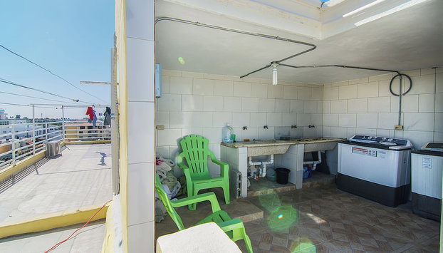 Spacious 2-bedroom Apartment With Private Terrace Near SDQ Airport Fast Wi-f - Foto 3, Lavandería