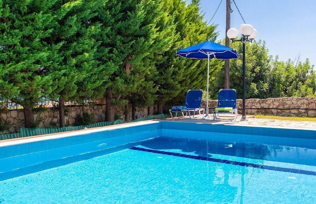 Skala Villa Blue Large Private Pool Walk to Beach Sea Views A C Wifi - 2824 - Foto 3