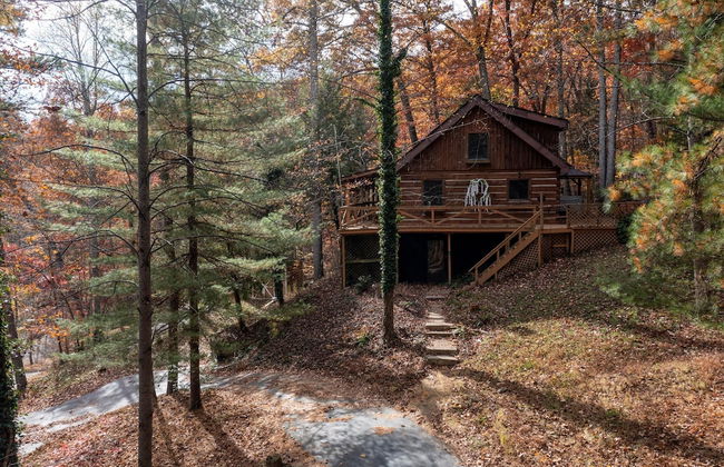Cabin in the Trees, Hot Tub, Fire Pit - Foto 27