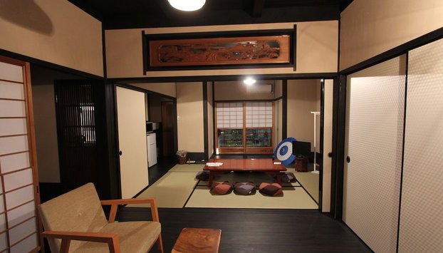 Brian Machiya Inn - Foto 3, Zona de estar del vestíbulo