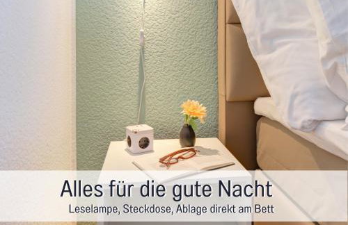 Stadtdomizil Ziegelfeld - Ruhig & Zentral, 65" TV, Südbalkon, vollausgestattete Küche, Altstadt fußläufig, Bahnhof 5-10 Min, Tiefgarage im Haus - Foto 12