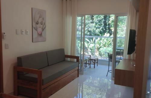 Apartamento novo a 350 m da praia das Toninhas em Ubatuba - 2 dormitórios sendo 1 suite, piscina, varanda gourmet com churrasqueira, ar condicionado, cozinha completa, garagem privativa - Foto 52