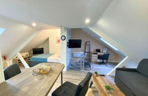 Studio spacieux et élégant au cœur de Bourbourg - gare à proximité - Foto 10