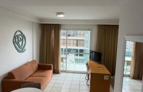 Praia do Canto Apart Hotel - Quarto sala e varanda - Foto 8