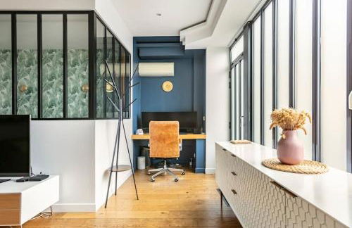 Appartement rénové une chambre avec espace de travail - Foto 9