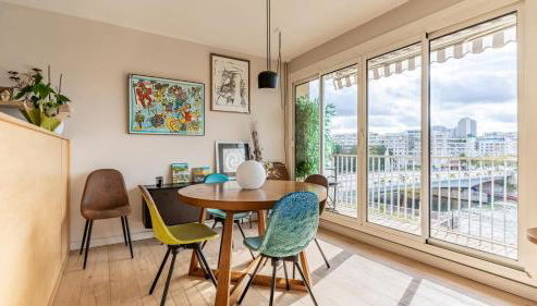 APPARTEMENT avec vue sur la Seine 10' en voiture de Paris et de la Tour Eiffel - Foto 4