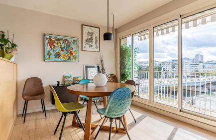 APPARTEMENT avec vue sur la Seine 10' en voiture de Paris et de la Tour Eiffel - Foto 4