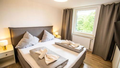 Messe-Apartment für 5 Gäste mit Balkon und Lift - Foto 2, towels