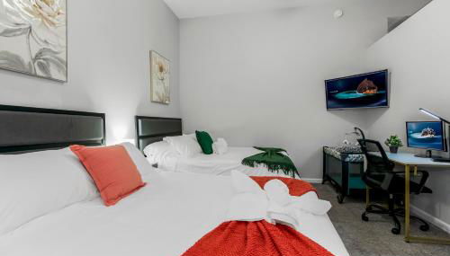 Comfy 1BR-Parking, Rooftop, Near Arrowhd & TMobile - Foto 4