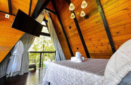 Chalé c/ Hidro | Lareira | Natureza | Wi-Fi - Foto 13