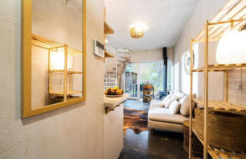 Domek lubiana180 WABI SABI w lesie jacuzzi sauna kominek - drewno w cenie pobytu - nad jeziorem Kaszuby pieski tylko do 10kg za dodatkową opłatą - Foto 34