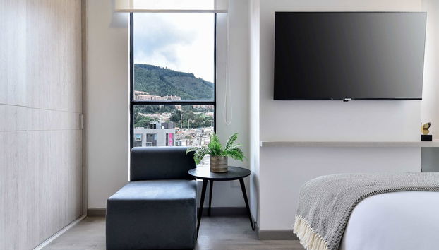 w Stylish Loft in Santa Barbara - Foto 5, Habitación