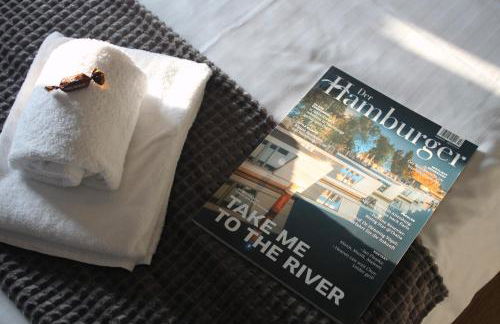 R B Apartment Hamburg Duo - perfekt für Monteure - Küchenzeile - Smart TV - Bad mit Toilette und Dusche auf dem Flur gegenüber des Zimmers zur Alleinnutzung - Foto 14