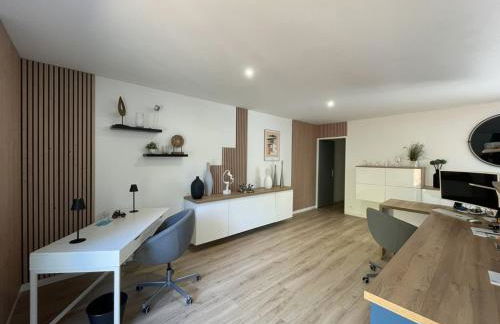 Villa moderne à Soustons avec piscine chauffée, 3 chambres et cuisine extérieure, animaux acceptés - FR-1-379-167 - Foto 6