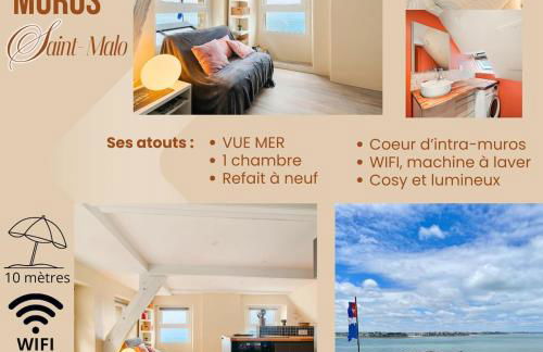 T2 dans l'intra-Muros VUE MER exceptionnelle - Foto 1