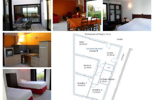 Gîtes " Arromanches" ou "Bord de Mer PMR" 2 chambres en FRONT DE MER à Asnelles , 3km d'Arromanches, 10km de Bayeux - Foto 3