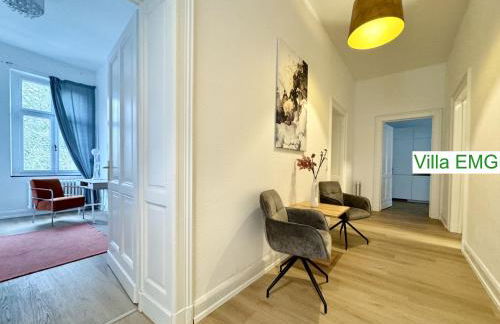 Ferienhaus Villa EMG Velbert nah Düsseldorf Essen Dortmund, Familien Gruppen bis 27 Personen, 3 Küchen, Kaminofen, Terrasse - Photo 37