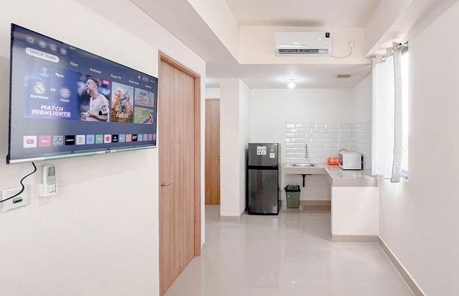 Stylish 1Br (No Kitchen) Apartment Bandaraya - Tallasa City Makassar - Foto 8