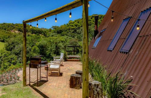 Chale Alcantara Jacuzzi, Lareira e Deck com Vista - Foto 42