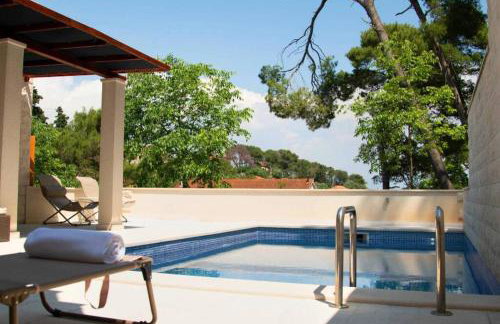 Private luxury Villa AZZURRO on Solta for up to 10 persons, free parking, very close to beach! FREE Kajak & Mountainbikes, GREAT living area & privacy! - Foto 19