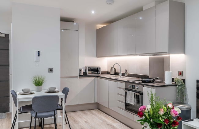 Modern 1 bed Apartment in Central Solihull - Foto 4