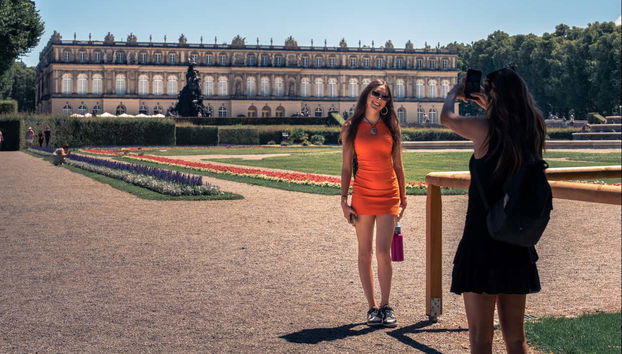 Fotografando o Palácio de Herrenchiemsee