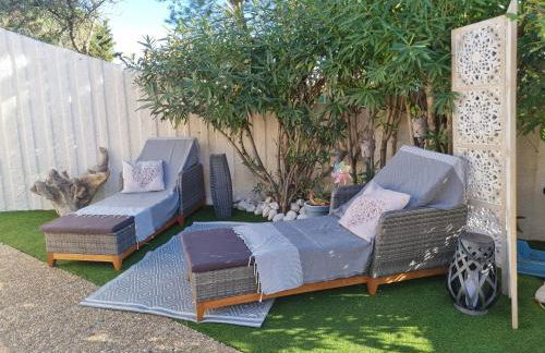 Villa atypique bord de plage méditerranée label architecture contemporaine remarquable - Foto 6