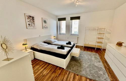 FeWo Palmtrees 2 - Große und moderne 2 Zimmerwohnung mit französischem Balkon in Gladbeck-Mitte nähe Movie Park und Veltins Arena - Foto 6