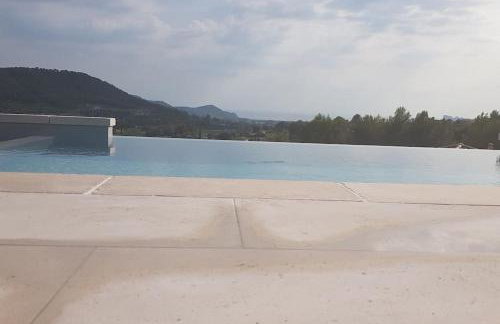 VillaCadière Vue Mer et Vignes Piscine à débordement - Foto 2