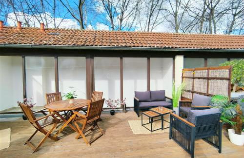 Design-Apartmenthaus für bis zu 12, modern, Dachterrasse, Grill, ruhige Lage, Disney plus, Wii, LAN und WLAN - Foto 20