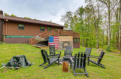 Game Room, Hot Tub! Cabin 9 Mi to Big Boulder Mtn - Foto 32