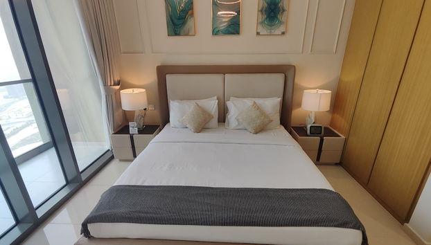 Lux BnB Aykon City I Skyline Canal Views - Foto 3, Habitación