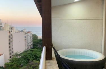 Apartamento 1 quarto com varanda com vista para o mar - Foto 1