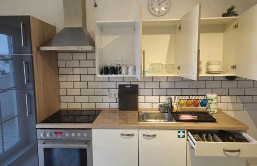 Parkplätze, Einzelbetten, 2 Balkone, fast Wi-Fi 100 Mbit, Homeoffice, Aufzug, lichtdurchflutet, Panoramablick - Foto 61