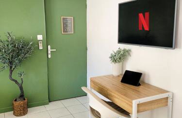 Studio double climatisé avec terrasse - Proche Tram & Centre - Foto 3