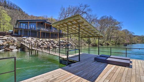 Boat Dock and Slip Riverfront Home in Heber Springs - Foto 3